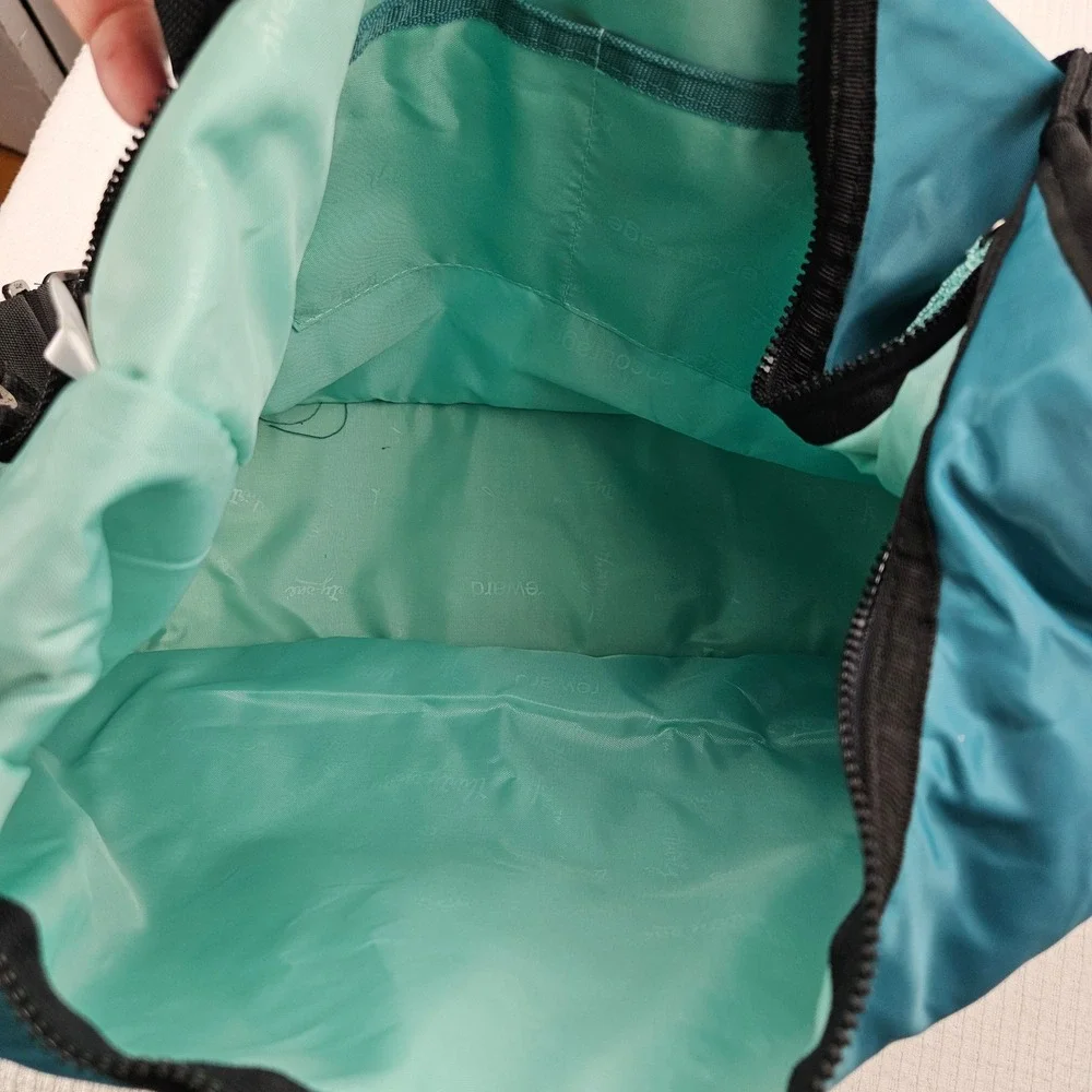 NEW Thirty One Explorista Crossbody Bag Purse Travel Teal‎ Blue/Green NWT